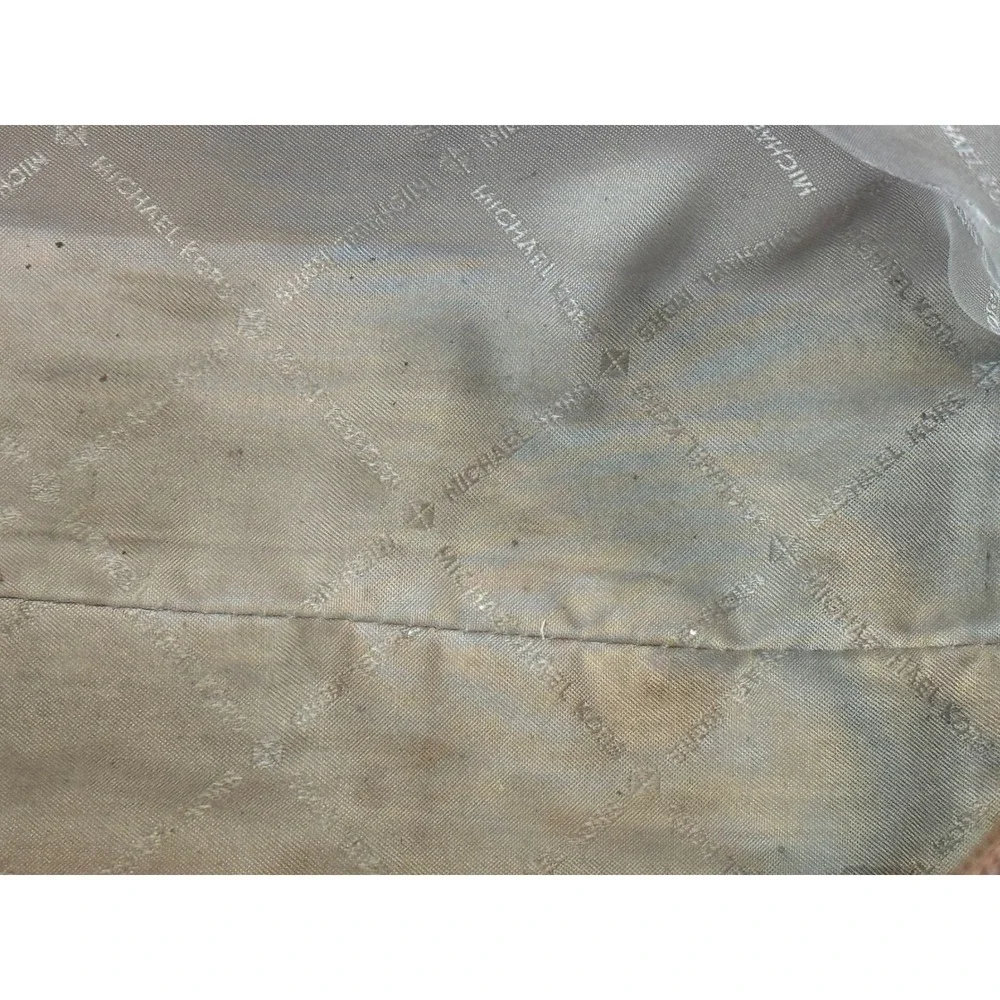 Michael Kors Jet Set East West Tote Brown Saffiano Leather Gold Chain Bag - Picture 8 of 12